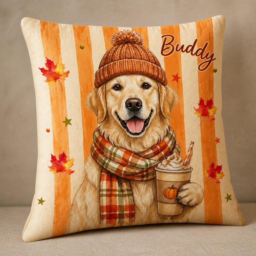 Custom Fall Pet Portrait Pillow – Pumpkin Spice Edition - Personalized Pillow 64c07512-7922-4faf-bce7-74f40a7b2fb7.jpg