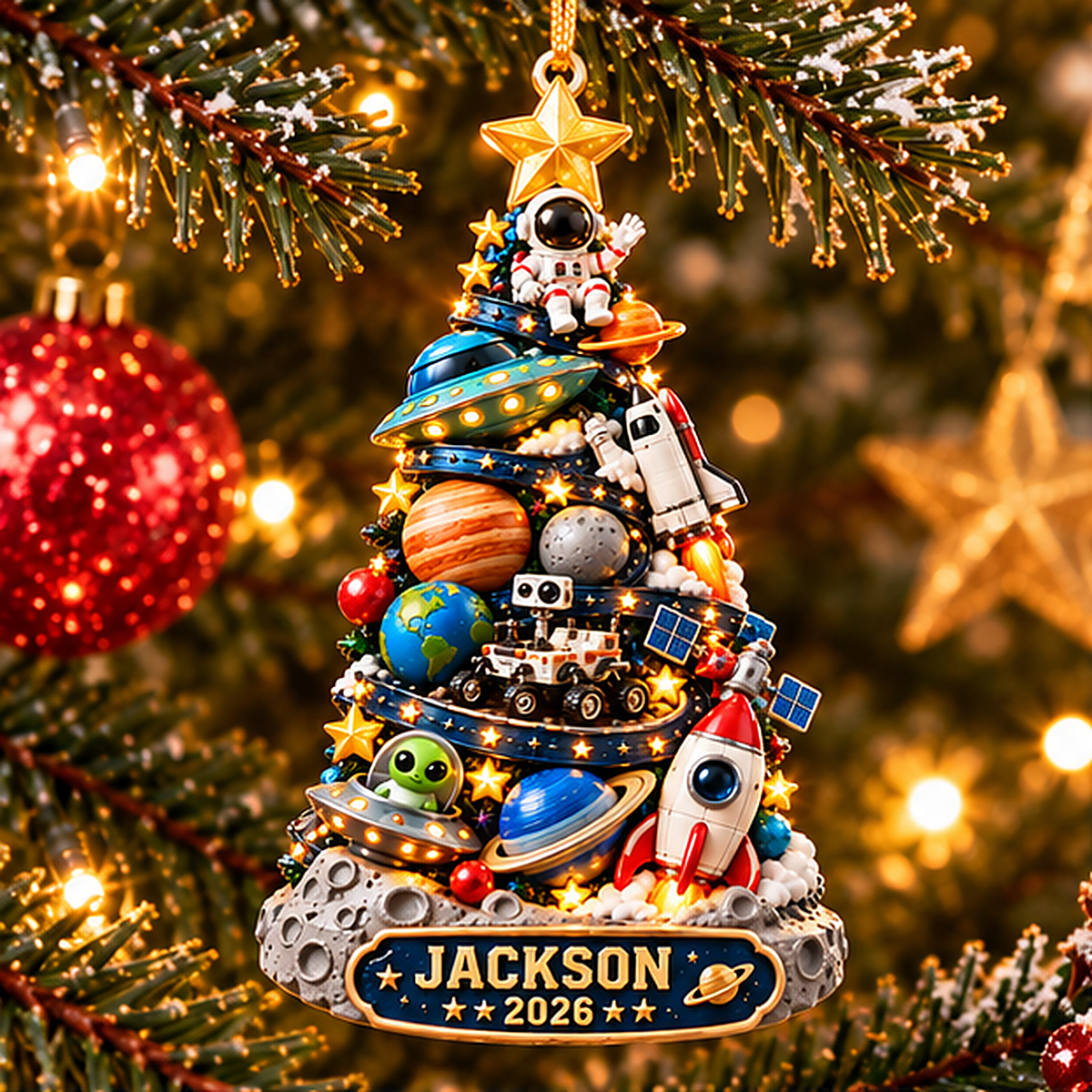 Personalized 3D Space Explorer Christmas Tree Ornament 2026 – Astronaut, Rocket & Planets, Custom Name Gift for Kids 64c27570-8e38-44f7-a763-9eb22cf65103-Jackson_Space_01_Christmas_Tree_1200x1200.png