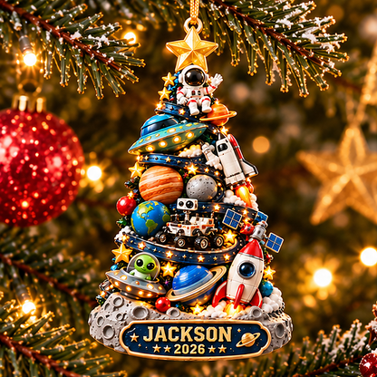 Personalized 3D Space Explorer Christmas Tree Ornament 2026 – Astronaut, Rocket & Planets, Custom Name Gift for Kids 64c27570-8e38-44f7-a763-9eb22cf65103-Jackson_Space_01_Christmas_Tree_1200x1200.png