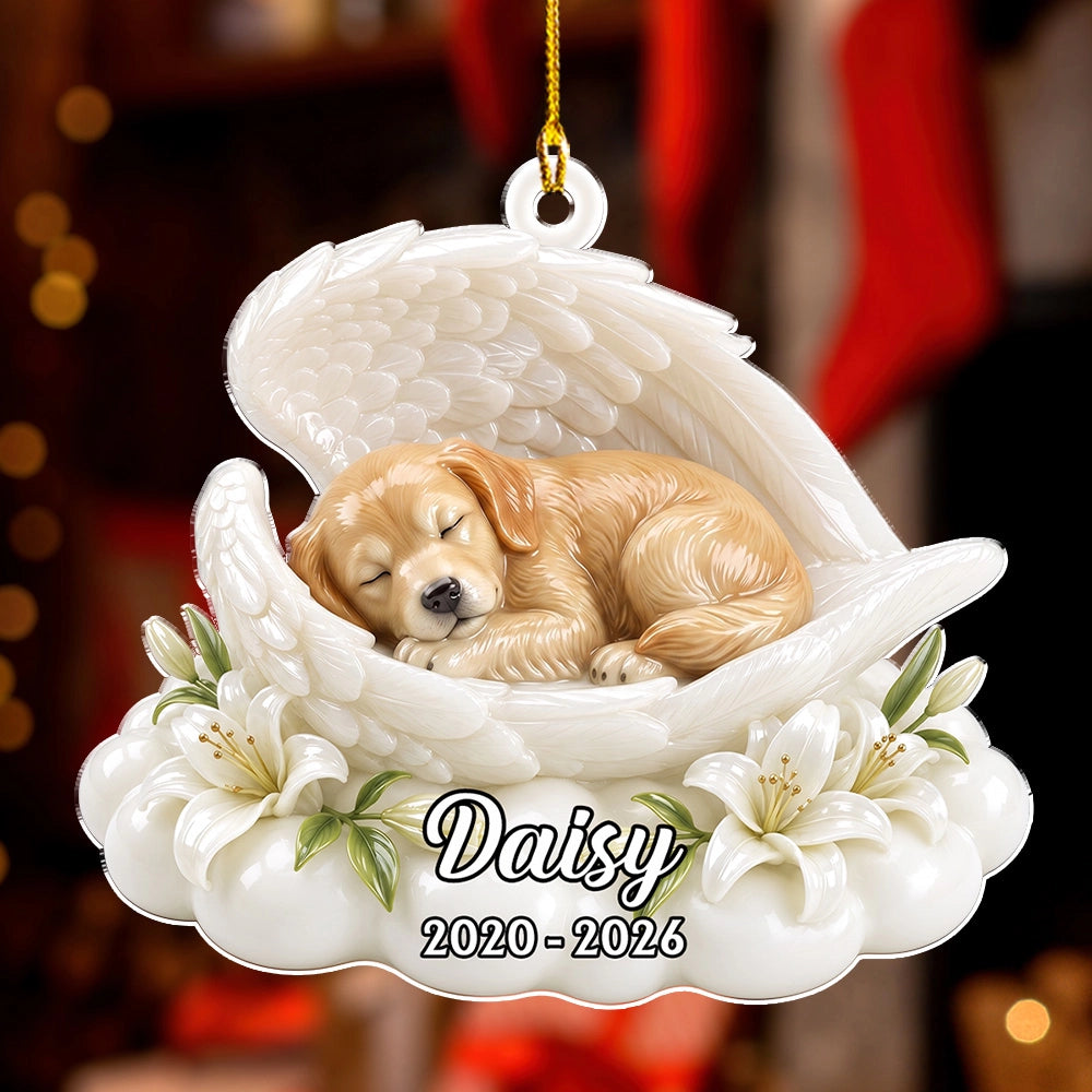 My Angel Wings Custom Pet's Photo - Personalized 3D Real Raised Ornament - Memorial Pet Gift 64c2bd6d-4aef-4e32-8bda-46a0da918ff3-4.webp