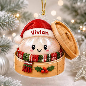 Personalized Squishy Dumpling Christmas Ornament 2D Flat Acrylic - Cute Food Christmas Decor, Christmas Holiday Gift 64c56f9a-8f00-46ab-a611-fdc7d0c7b5e1-il_794xN.8518627133_57k0-1-.webp