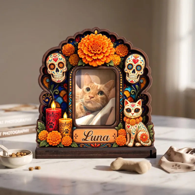 Custom Pet Ofrenda Memorial Photo Frame, Personalized Dog Nicho Altar Shrine, Dia De Muertos Sugar Skull Pet Loss Keepsake and Home Decor 64c90174-fca6-4d1b-8c58-30ad6b7fc8a9-fgfgg-1-.webp