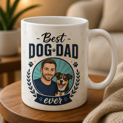 Best Dog Dad Ever – Custom Dad & Dog Portrait Mug - Personalized Mug 64cce7ee-6ebc-4679-b382-b4bc6b13d892.jpg