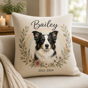 Custom Pet Memorial Pillow – Photo to Art with Name & Years - Personalized Pillow 64d2e5a1-003c-4783-aac2-d14b7b207d0b.jpg