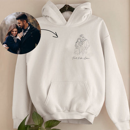 Personalized embroidered custom your own photo shirt - Handmade shirt