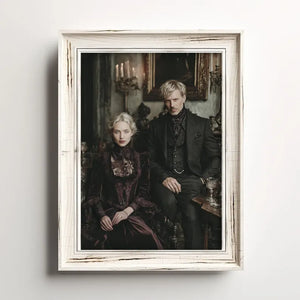 Custom Gothic Couple Portrait: Personalized Victorian Style Art 6510b276-a61e-4f9b-a808-c782ccda1aec-dfsdrtgr-7-.webp