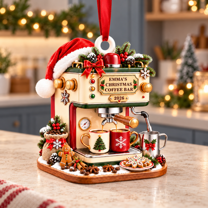 Personalized Coffee Maker Christmas 3D Relief Ornament, Custom Espresso Machine Xmas Decor,Gift for Coffee Lover Barista,Coffee Bar Ornament 651d22f5-e095-43f1-ae18-a7ab2b7f9971-8f9845e3-fb0f-444d-b7ab-c3a35410f1ef.png