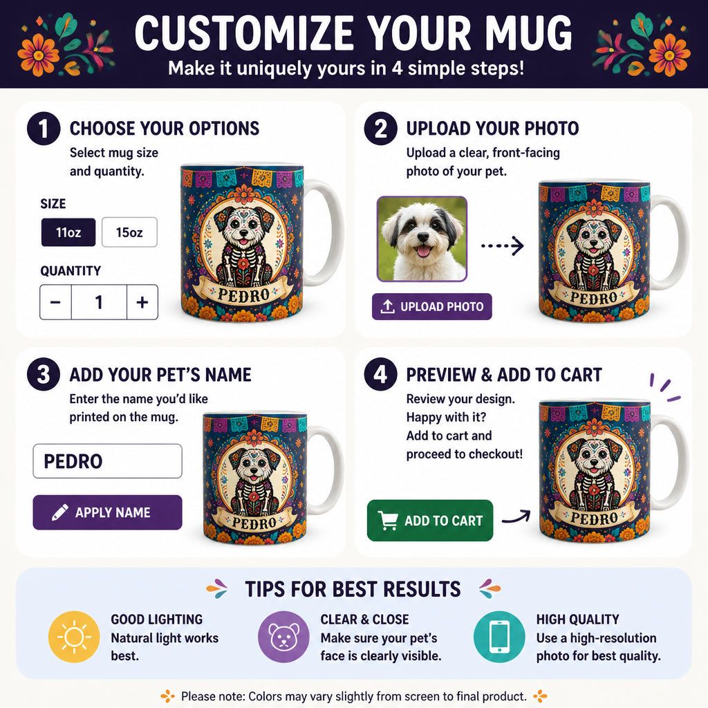 Calavera Pet Portrait Edge-to-Edge Mug with Name - Personalized Edge-to-Edge Mug 652fe4f3-c9f8-4f8e-96a8-dfa97281067e.jpg