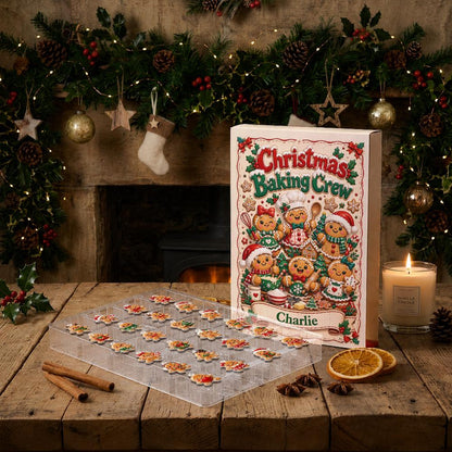 Christmas Advent Calendar, 24 Acrylic Charms, Personalized Name, Gingerbread Baking Crew Holiday Keepsake 653603d7-b68f-47b2-8960-ec88995f6d96-il_1588xN.8605246134_35t7.jpg