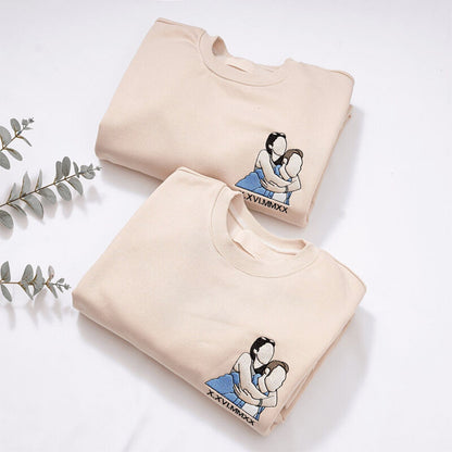 Personalized embroidered custom your own photo shirt - Handmade shirt
