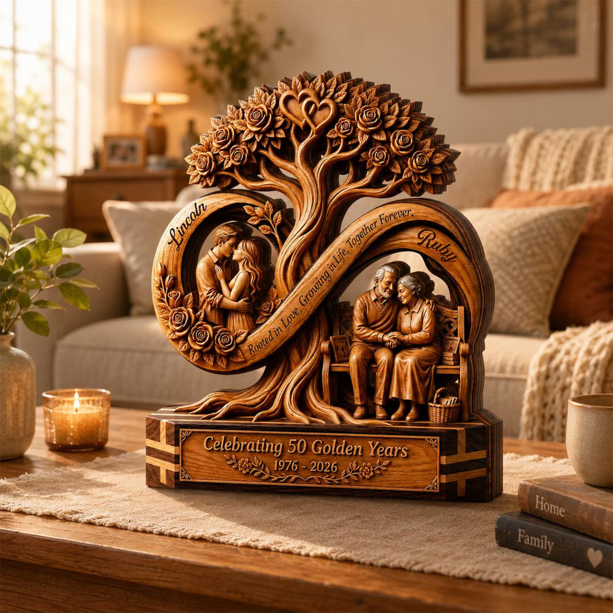 Personalized Infinity Tree Wooden Plaque, Custom 50th Wedding Anniversary Gift for Couples, 2D Printed Golden Anniversary Keepsake 6559c704-64bd-4d7b-bcbe-c1d070058c80-d5.png