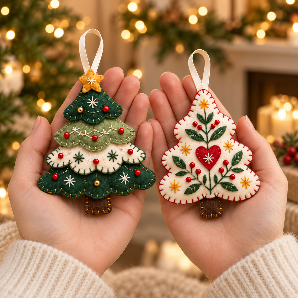 Handmade Felt Christmas Tree Ornament, Folk Floral Holiday Decoration, Rustic Christmas Keepsake Gift 65662a06-405d-4d60-a8f2-352e12c3748d-Hai-c-y-th-ng-n-Gi-ng-Sinh-1.png