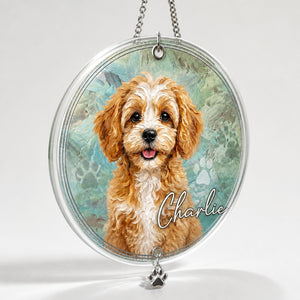 Custom Pet Portrait Doormat – Oil-Paint Style with Pet Name - Personalized 1 Layered Suncatcher with Charm 6586b870-0ca5-49d4-bcec-52d1e3365ae0.jpg