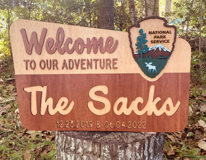 Custom National Park Sign, Wedding Sign, camp wedding, Hiker Gift, Wedding Anniversary, park theme, RV Camping 658dc0be-95ff-4e69-ad9c-826961c7f6eb-DFGDFDGF-4-.webp