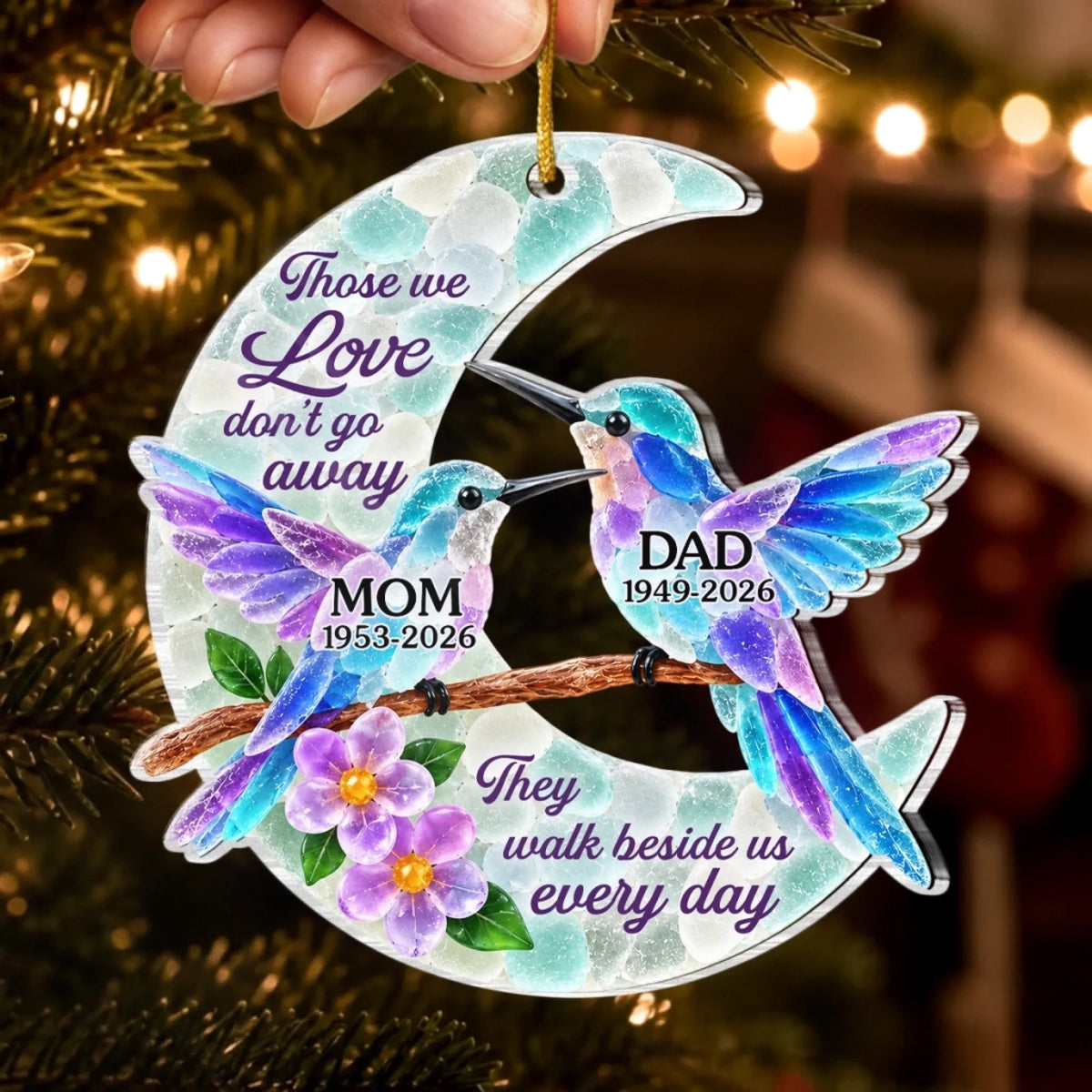Custom Sea Glass Acrylic Ornament - Personalized Christmas Memorial Sympathy Gifts For Loss Of Mom, Dad - Forever Part Of My Story 65b2212a-d62c-4781-9395-b3d9c72430d9-banner-4.jpeg