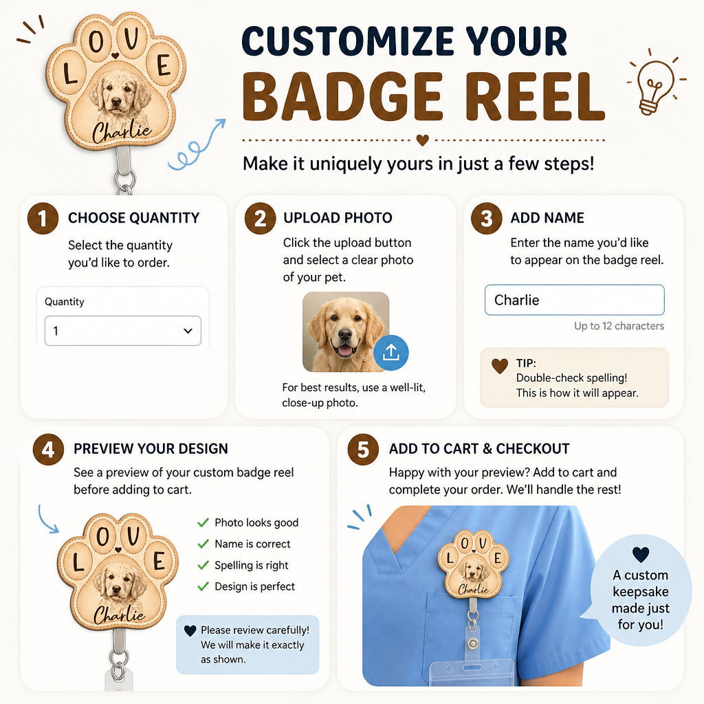 Custom Pet Photo LOVE Badge Reel – Line Art Portrait - Personalized Custom Shape Badge Reel 65c1bfcc-1e11-40cb-9b71-8790ae2cb053.jpg