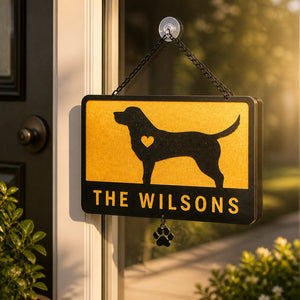 Personalized Dog Silhouette Doormat — Family Name - Personalized 1 Layered Suncatcher with Charm 65cb09eb-ff95-4e38-9649-59c0d8f9860a.jpg
