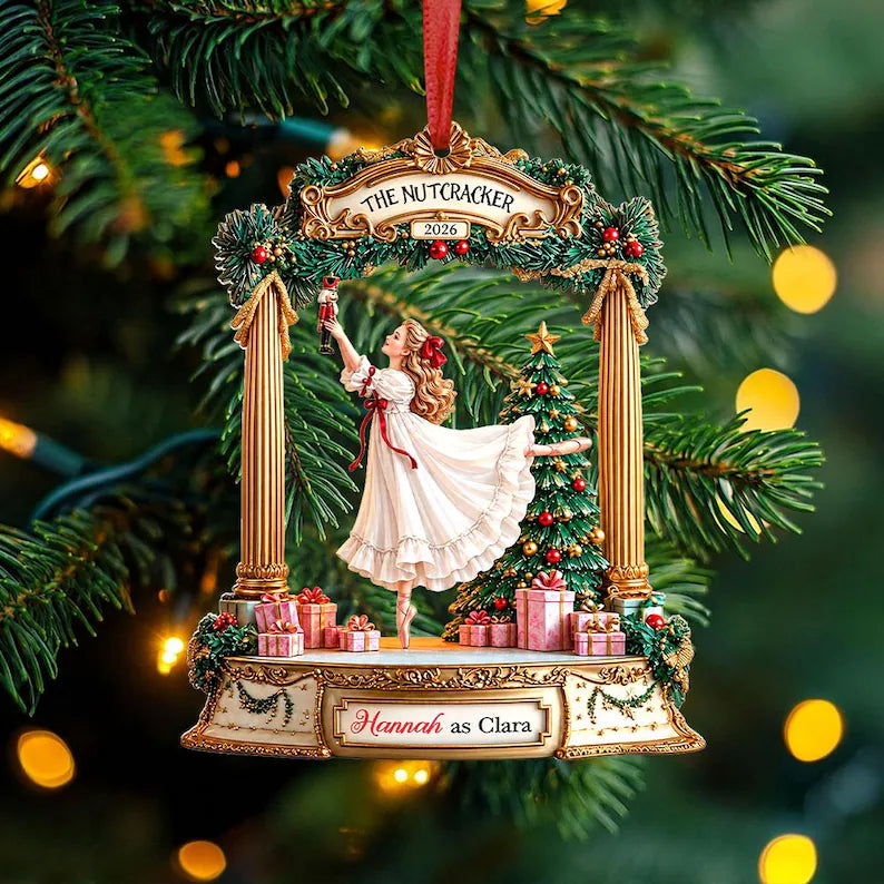 Personalized Nutcracker Clara Ornament, 3D Relief The Nutcracker Ballet Dancer Keepsake Ornament, Christmas Ballet Gift, Clara gift for Dancer 65d0dae7-6586-4430-b9e1-9c473789c1b4-hjjjjjjjjjjjjjj-2-.webp