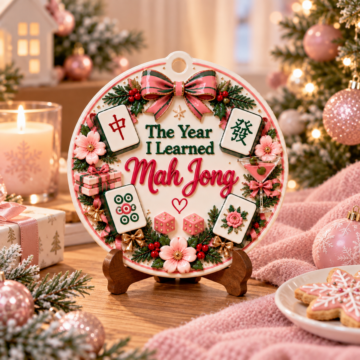 The Year I Learned Mah Jong 3D Ceramic Christmas Ornament, Mahjong Lover Keepsake Gift - Unique Christmas Gift, Decor 65e03f15-6d75-4e86-b7f1-2344de6e4aec-fdsf.png