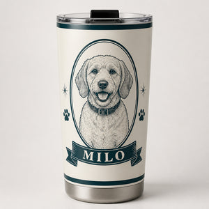 Custom Pet Portrait Tumbler – Vintage Cameo with Name - Personalized Tumbler 65fb2fa1-9b89-4a30-8b01-b95b226d1ec2.jpg