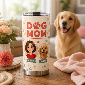 Dog Mom Custom Person + Dog Portrait Tumbler - Personalized Tumbler 6602b9ad-1472-42f3-8ff6-adcc261549bd.jpg