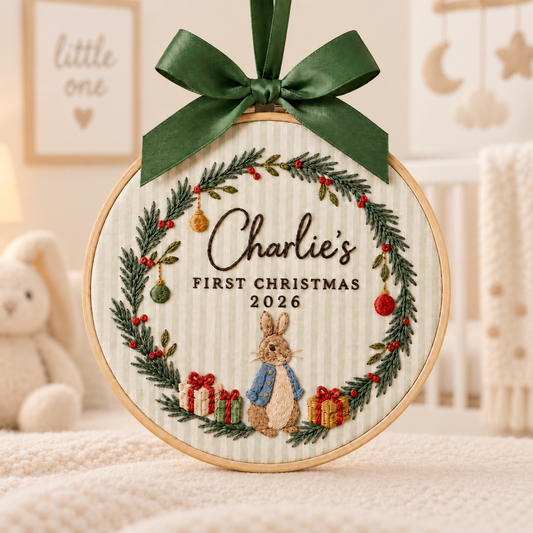 Personalized Bunny Christmas Ornament, Custom Baby First Christmas Embroidery Hoop, Baby Name Keepsake, Newborn & Baby Shower Gift 6607135c-de21-4e8e-89c1-d91eb50caf57-hj8.png