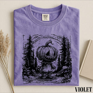 Spooky Forest Pumpkin Head Shirt, Retro Halloween Graphic Tee 6611cbf7-8a88-4774-87bb-12282174b679-1.jpg