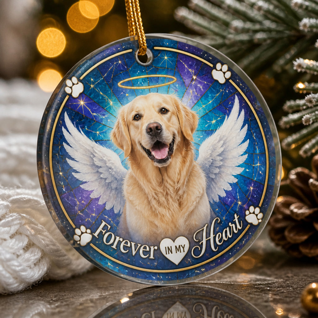 Pet Memorial Photo Ornament – Forever in My Heart - Personalized Transparent Acrylic Ornament 6618dc8c-5f2e-4d6f-8d60-f364a17d37c8.jpg