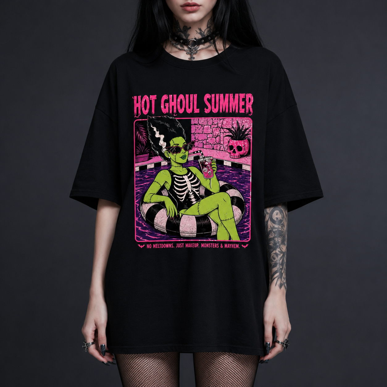 Hot Ghoul Summer Shirt Spooky halloween Girl In Floaty, Summer Goth Summerween shirt 6630c532-fc88-4a64-8a22-b2ae62433a48-47f48252-be03-4a5b-b34c-bec5c76b4c1c.png