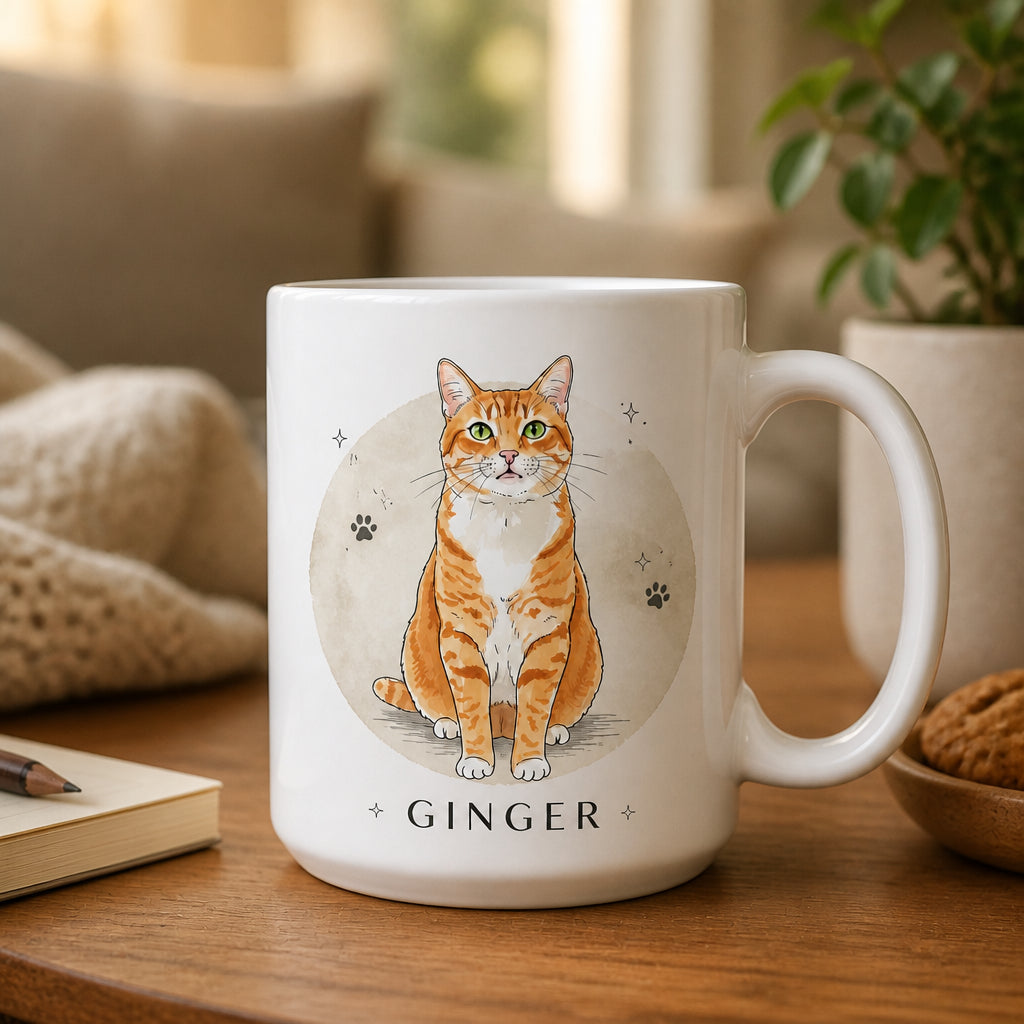 Custom Pet Portrait Name Mug – Watercolor Badge - Personalized Mug 66369c10-0091-4a1f-a5be-34520f1e7041.jpg