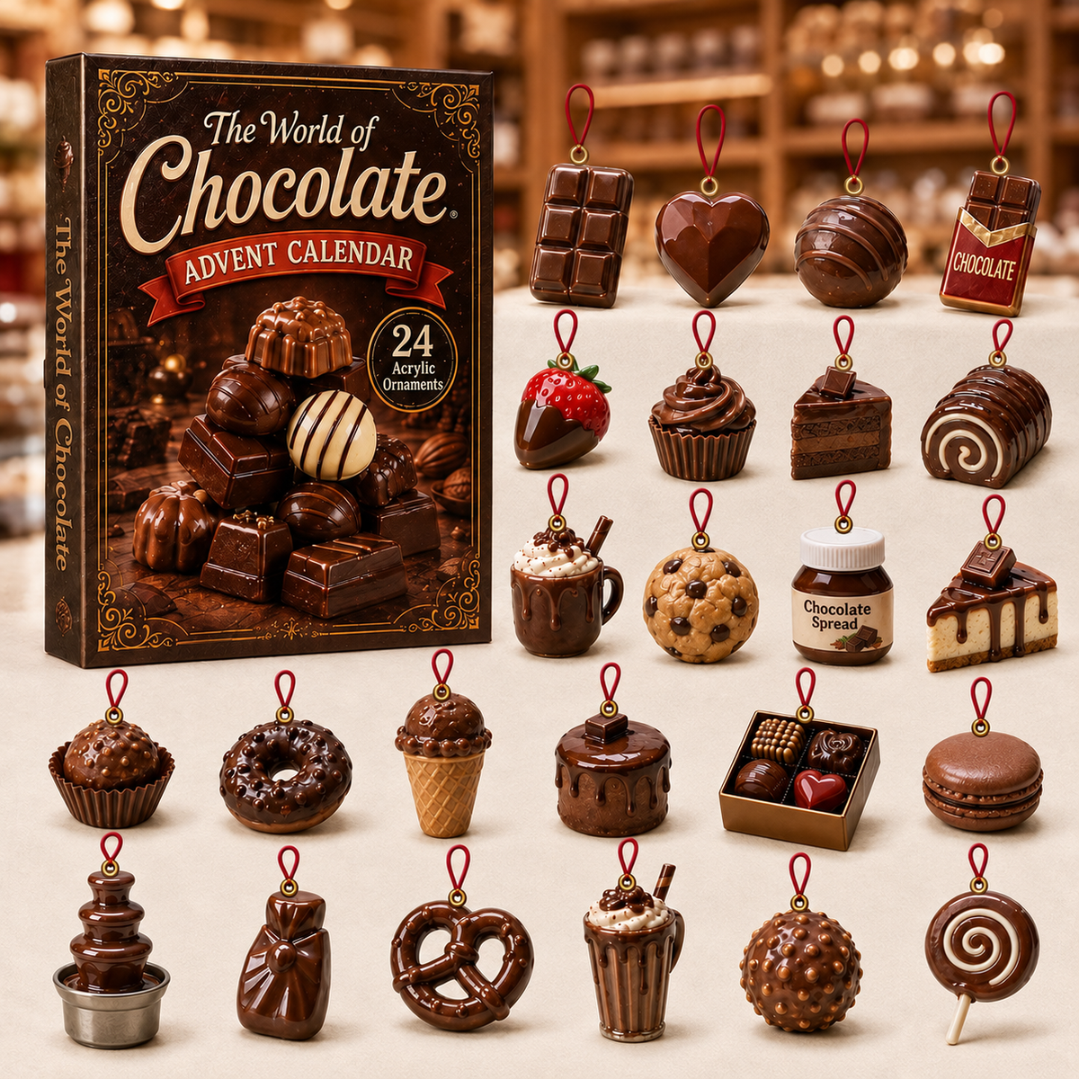 The World of Chocolate Advent Calendar 2026 - 24-Day Festive Countdown, Acrylic Charms Blind Box - Gift For Dessert Lovers 6653c5eb-8aeb-4e6a-8718-7938ffaa6b1a-chocolate-box-charms.png