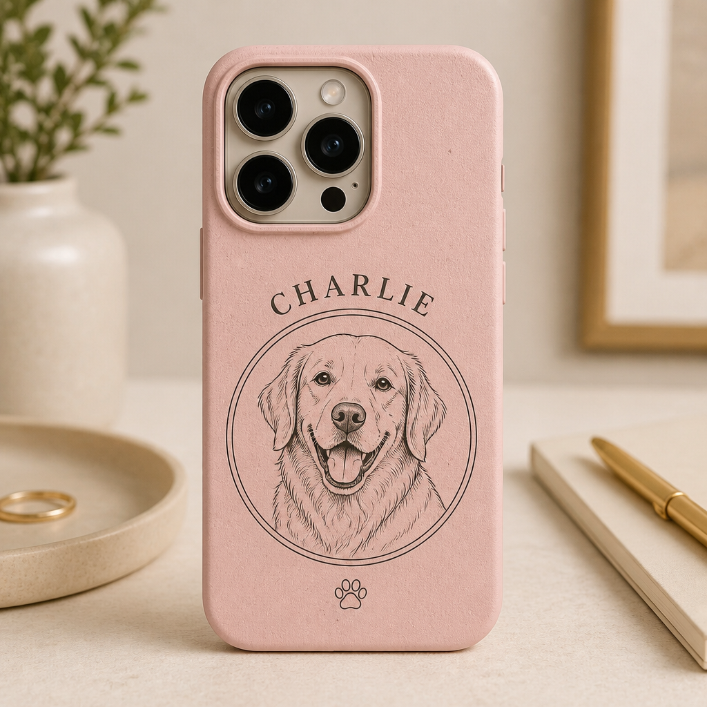 Custom Pet Portrait Phone Case – Sketch Name Medallion - Personalized Phonecase 6659e09b-ac3f-4518-9cff-0fbe9a8285cb.png