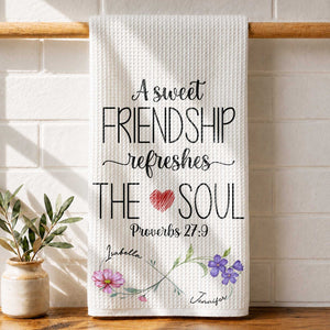A Sweet Friendship Refreshes The Soul Kitchen Towel, Gift For Besties 6689b362-3677-4366-a5c7-03dfc3852093-banner-1.jpg