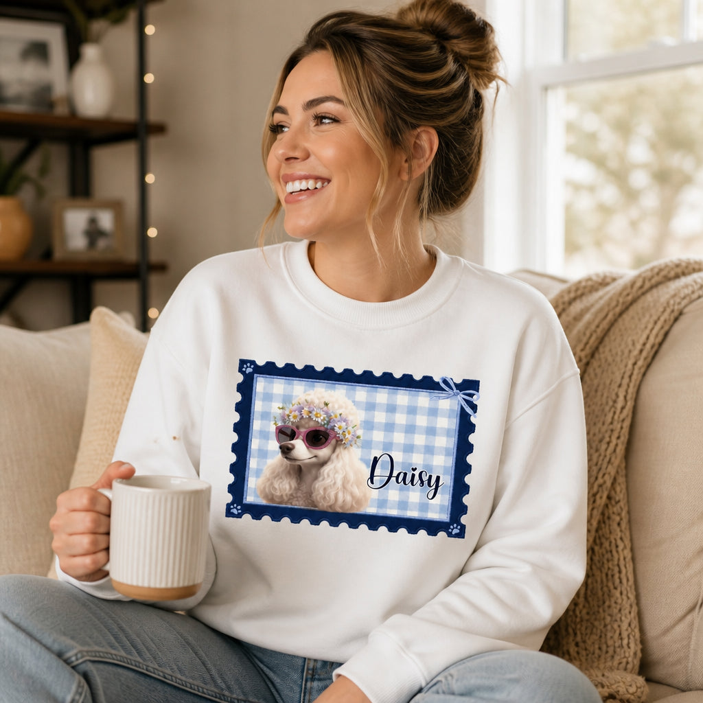 Custom Pet Portrait Circle-Badge Sweatshirt - Personalized Sweatshirt 6691e073-f7cd-4d80-a66b-4acebb2f0acc.jpg