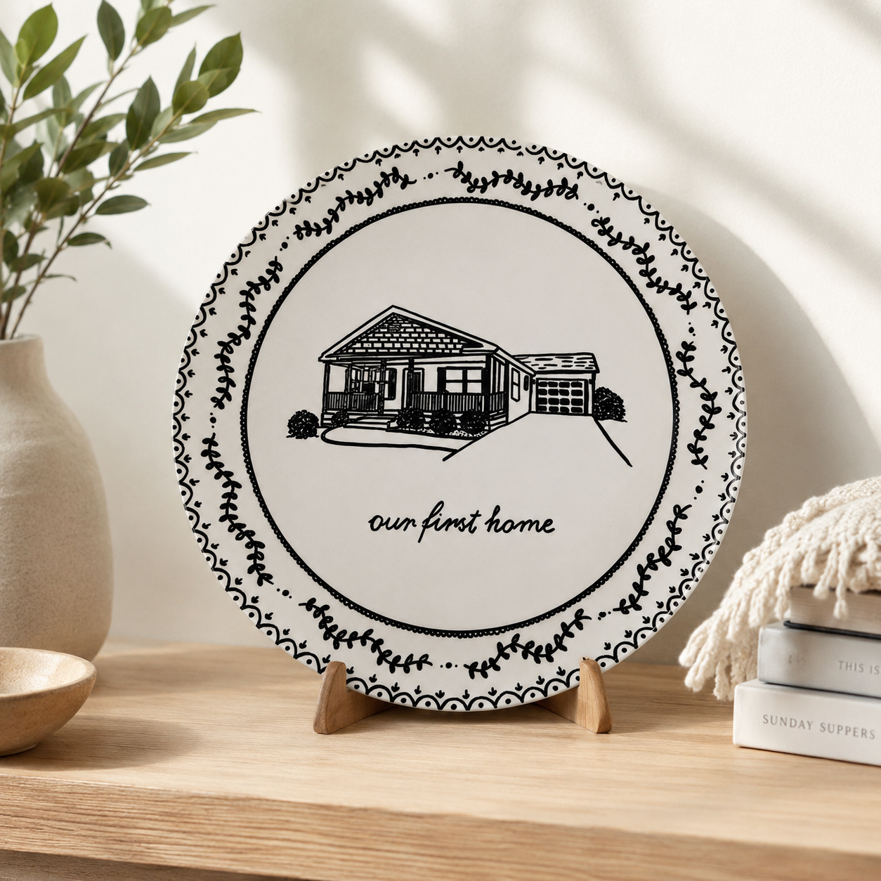 Housewarming Gift Custom House Portrait Plate, Personalized New Home Gift, Printed First Home Illustration, Closing Gift for Home Buyer 669b3d46-72e5-4b0b-803b-6fda301c8cc3-72385c64-029c-4f00-87fb-438ebcd01696.png