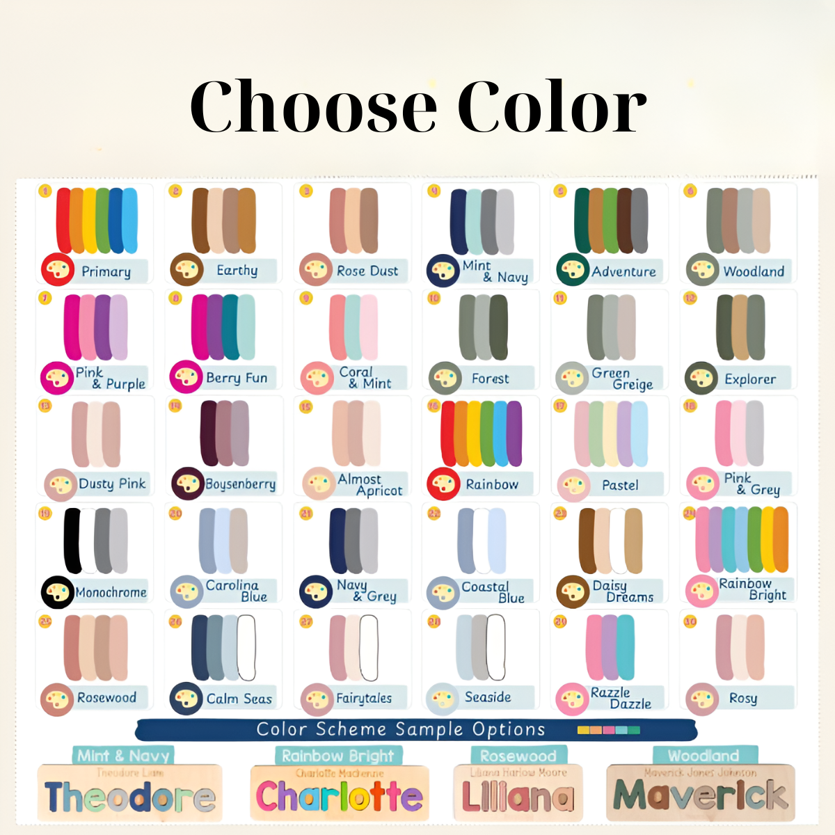 Wooden Name Puzzle, Upper and Lowercase, Easter Gifts for Kids, Name Puzzles for Toddlers and Baby, Montessori, Baby Shower, Newborn Gift