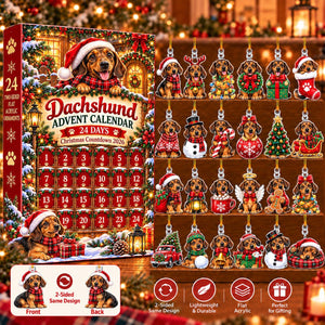 Dachshund Wiener Dog Advent Calendar 2026, 24 Acrylic Ornament Christmas Countdown Blind Box, Sausage Dog Holiday Gift Richard 66cd5363-39c1-42c4-9031-75b91213d276-il_1588xN.8585172134_lxph.jpg