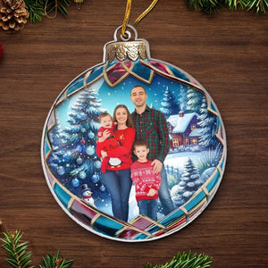 Custom Photo Christmas Good Cheer Is Found With Family - Family Personalized Custom Ornament - Wood, Acrylic Custom Shaped - Christmas Gift For Family Members 66fd24364ce08_5000x_8b54b97c-3e28-4a3e-abcc-6ddef06a3a07.jpg