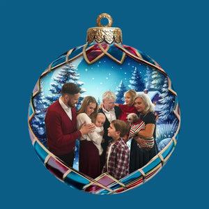 Custom Photo Christmas Good Cheer Is Found With Family - Family Personalized Custom Ornament - Wood, Acrylic Custom Shaped - Christmas Gift For Family Members 66fd243780c9e_5000x_b1579d96-26d8-4421-b80b-891534fc523b.jpg