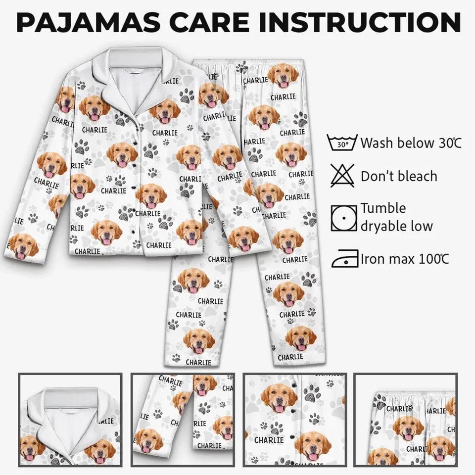 Custom Photo Pawsome Christmas Vibes! - Dog & Cat Personalized Custom Pajama Pants - Christmas Gift For Pet Owners, Pet Lovers