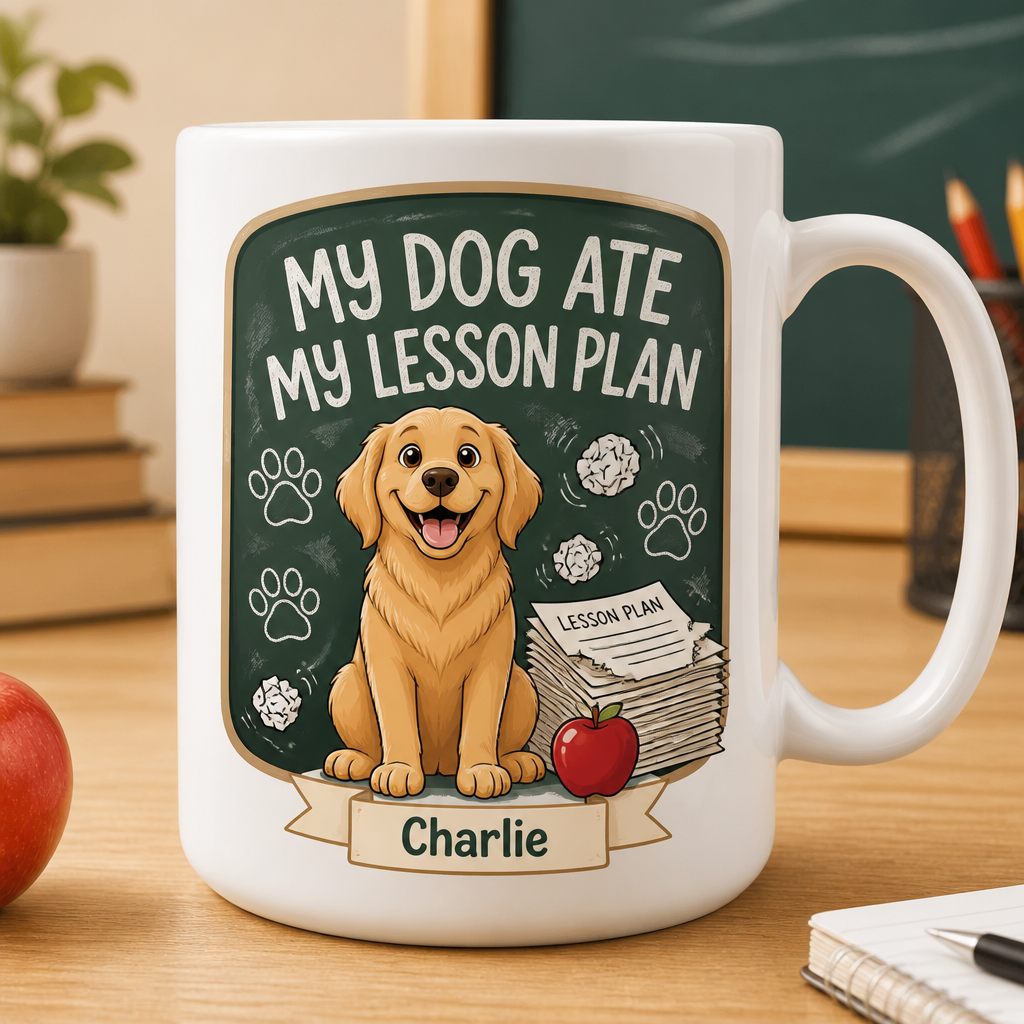 My Dog Ate My Lesson Plan - Personalized Teacher Mug - Personalized Mug 673b3116-4971-4aad-868e-d1ef81421123.png