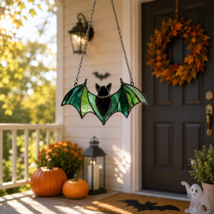 Stained Glass Green Bat Sun Catcher Glass Bat Window Decor Spooky Stained Ornament Halloween Bat Sun Catcher Home Decor Mother's Day Gift 6749f3e0-78ef-4092-8d1f-f86b2c5558ae-ca4e488e-c018-40b3-8f5b-7b451151f9bb.png
