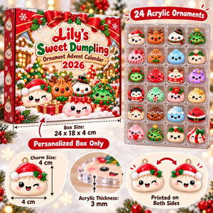 Christmas Dumpling Advent Calendar 2026, 24 Custom Dumpling Charms, Family Countdown Calendar, Kids Holiday Gift, Blind Box Xmas Gift John 674c5c97-75af-46b7-9699-6f36f35bd8ba-il_1588xN.8630327147_9kav.jpg