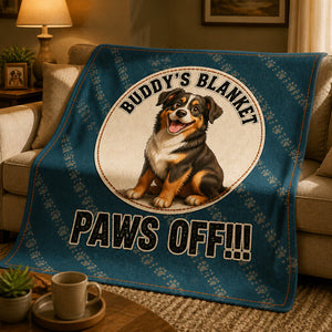 Personalized Dog Blanket - [Pet Name]'s Blanket PAWS OFF!!! - Personalized Blanket 675671c1-dc0b-42a3-81ef-58bc79ba56be.jpg