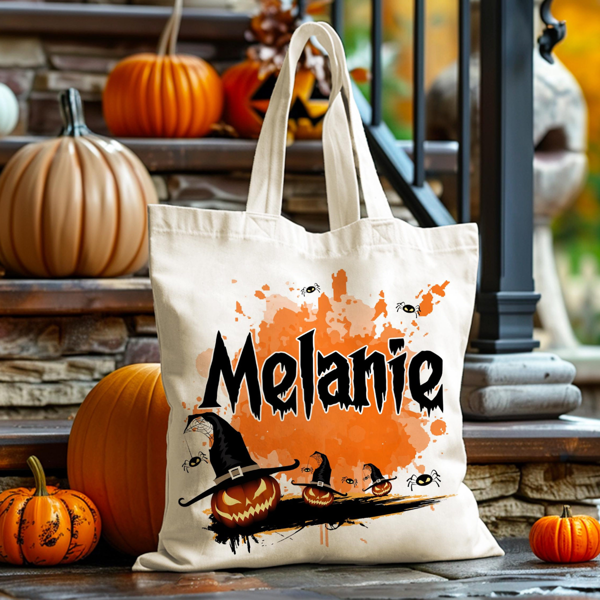 Personalized Halloween Tote Bag: Custom Trick or Treat Canvas Bag 676e0b64-461a-4f89-ab5c-69023e6ed67e-7.png