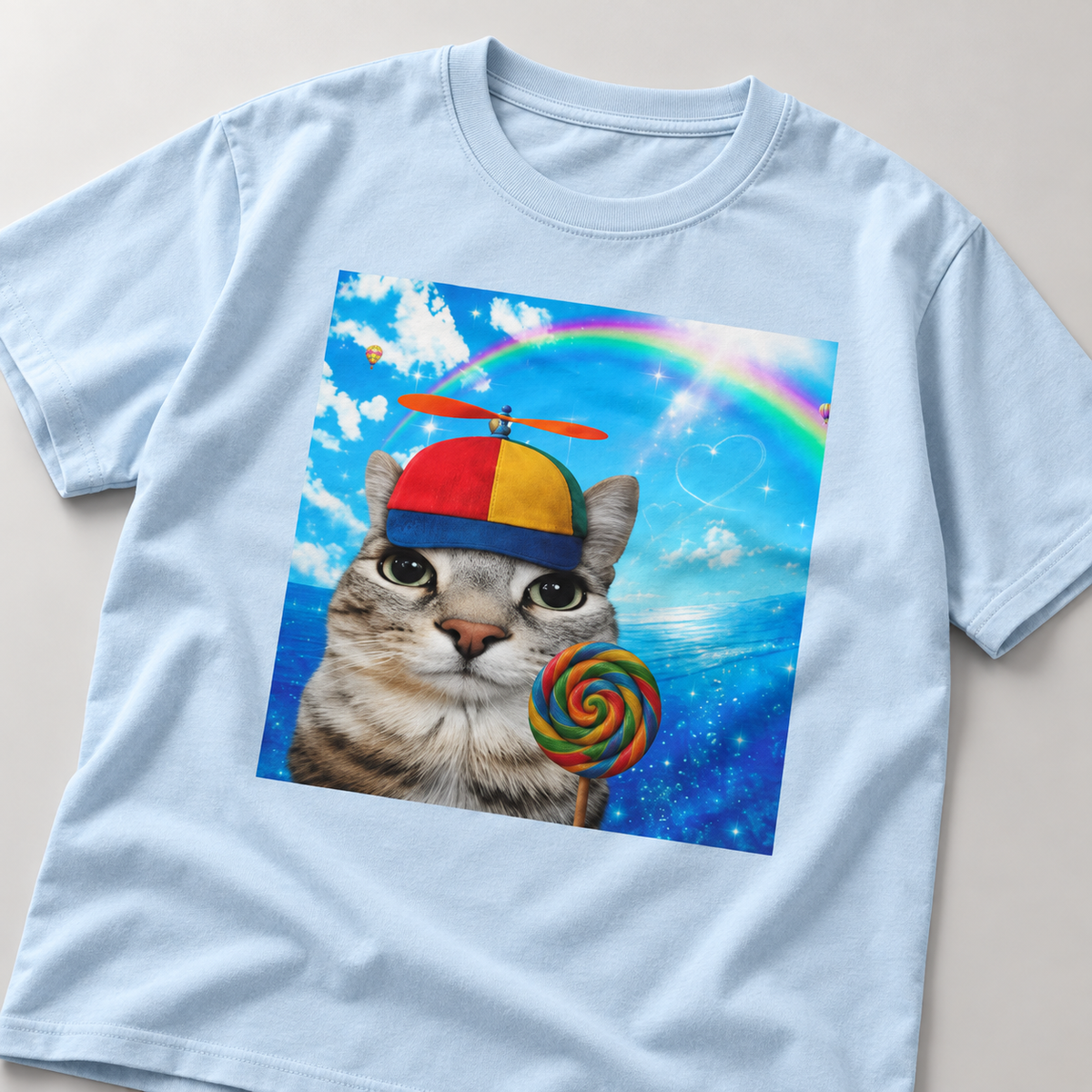 Happy Cat Dreamcore T-shirt, Funny Cats Shirt, Brainrot Meme Tee, Silly Kitten Tee, Cat Lover Gifts, Weird Tees, Gen Z Humor Tshirt 67748ef4-c3b7-481f-b811-84c663e8144b-52bbce96-d427-4db6-81ba-a36f2d54c5b8.png