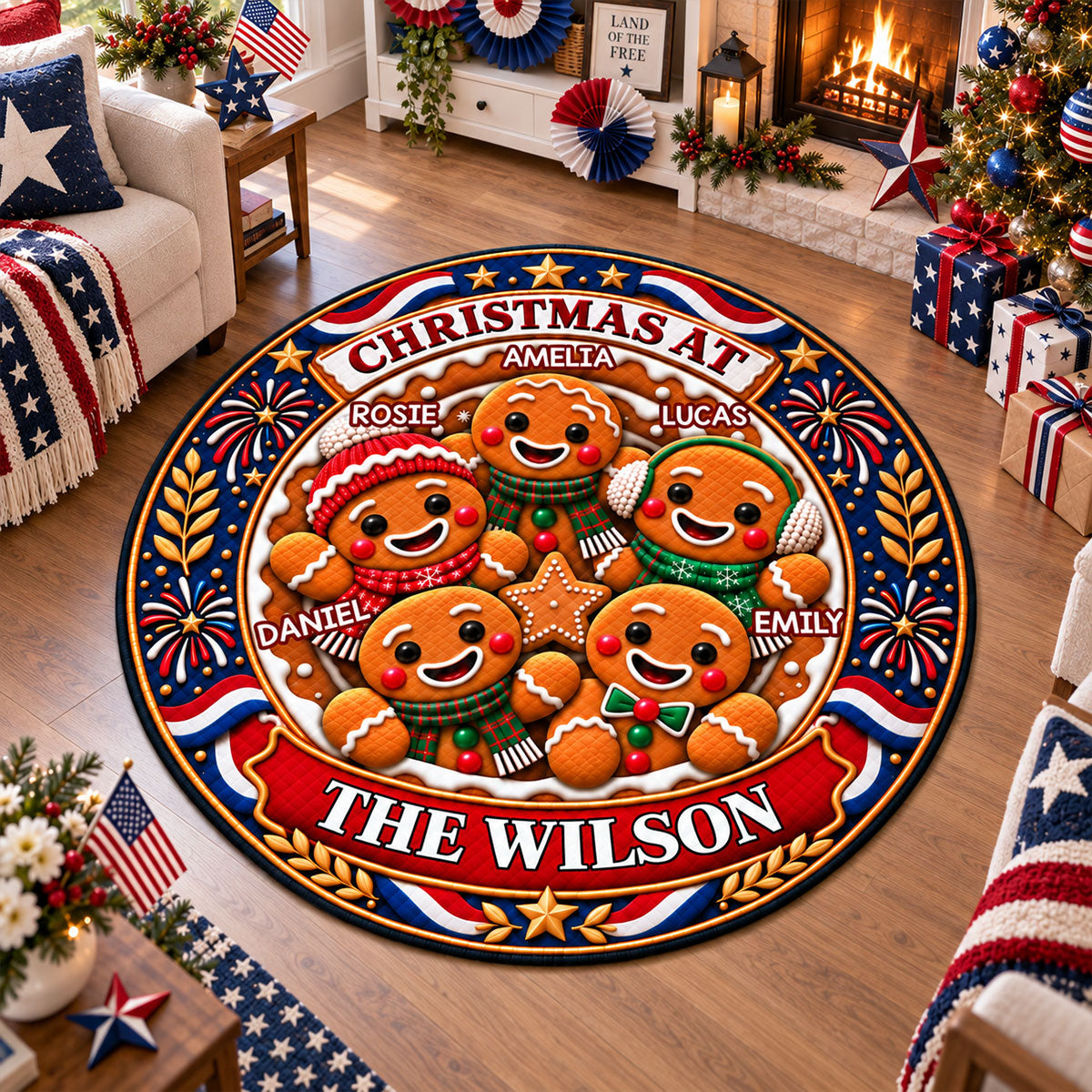Keep Calm And Build Gingerbread Houses 3D Illusion Quilted Rug - Personalized Quilted Mat 67839d9d-c51e-43c8-bbfd-d6a8cca93566-4.jpg