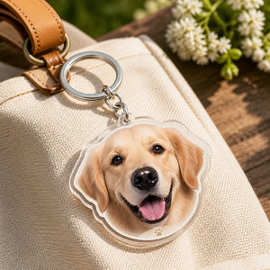 Custom Pet Face Acrylic Keychain – Photo Cutout with Glossy Nose Highlight - Personalized Acrylic Keychain 6784c68b-53b6-4811-96a8-e18e89e81f6b.jpg