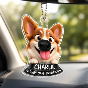 Drive Safe! I Woof You – Custom Pet Photo Suncatcher Ornament - Personalized Suncatcher Ornament 67a5cd61-ccde-452d-a63d-663e37ef8049.jpg