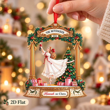 Personalized Nutcracker Clara Ornament, 2D Flat The Nutcracker Ballet Dancer Keepsake Ornament, Christmas Ballet Gift, Clara gift for Dancer 67a94b94-2900-4a00-b70d-2b597399281a-217b7d26-35d2-418e-8110-064fe181fab9.png